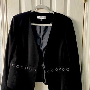 Womens Collarless Blazer